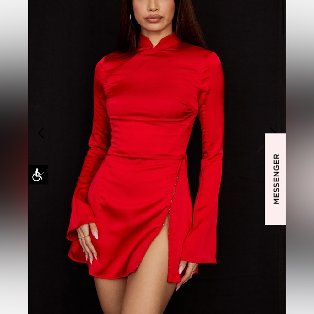 house of cb scarlet mini dress